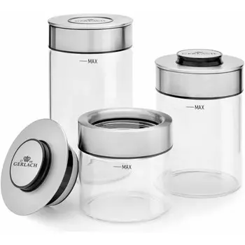Gerlach Набор баночек для хранения 3 предмета Ambiente Gerlach