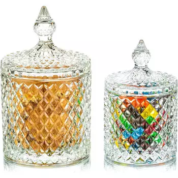 Glasseam Набор баночек для хранения сладостей 2 предмета Glasseam