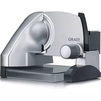 Graef Ломтерезка GRAEF S50000 / 170 Вт / ящик для хранения / насадка MiniSlice / нержавеющая сталь