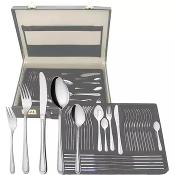 GRWE Набор столовых приборов с кейсом для хранения на 12 человек, 100 предметов Salzburg GRWE