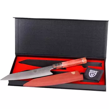 GRWE Поварской нож> из 67 слоев дамасской стали 20 см GRWE