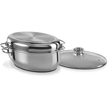 GSW Мультижаровня 8,5 л, серебристая GSW