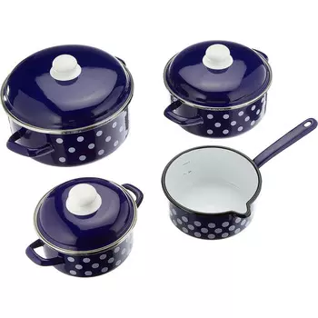 GSW Набор эмалированных кастрюль 4 предмета GSW