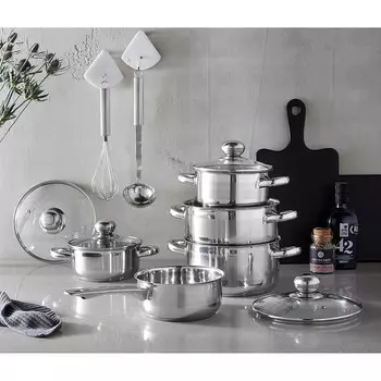 GSW Набор кастрюль 5 предметов GSW Silver Star