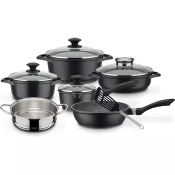 GSW Набор кухонной посуды 10 предметов GSW Gourmet Granite
