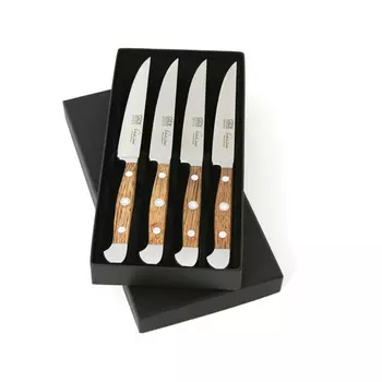 Gude Нож обвалочный набор 4 предмета Alpha Barrel Oak Guede