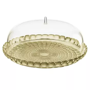 Guzzini Блюдо сервировочное с крышкой 36 см песочное Tiffany Guzzini