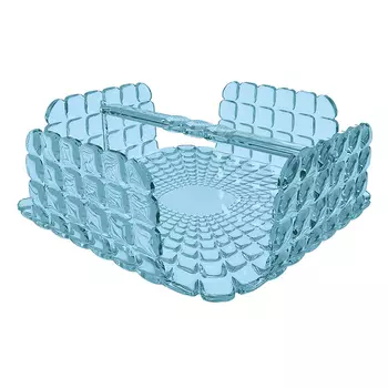 Guzzini Салфетница 20х7,3х20 см голубая Tiffany Guzzini