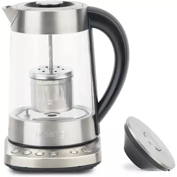 H.Koenig Электрический заварочный чайник H.Koenig Tea Maker TI700 "Instant T" из нержавеющей стали, 2400 Вт, 1.7 л