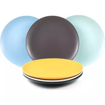 Hansekche Набор керамических тарелок 27 см, 6 предметов Hansekche