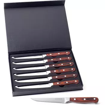Hansekche Набор ножей для стейка 6 предметов Hansekche