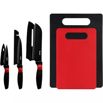Hecef Набор ножей с разделочными досками 8 предметов Hecef