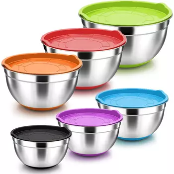 Herogo Набор мисок с герметичной крышкой 6 предметов Herogo