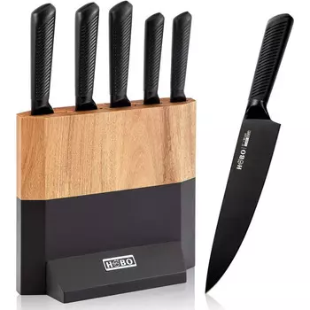 HOBO Набор HOBO 5 ножей из нержавеющей стали, с подставкой
