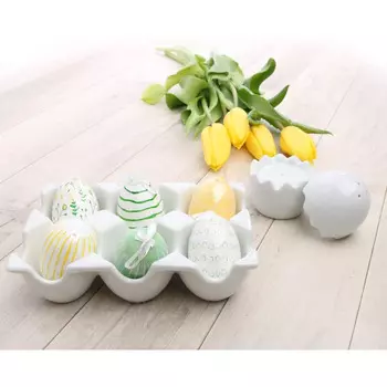 Holst Porzellan Набор сервировочный из картонной коробки для яиц, солонка и перечница Holst Porzellan