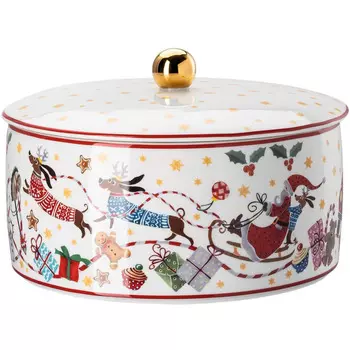 Hutschenreuther Банка для выпечки 19 см, Sammelserie Weihnachtslied 2020 Hutschenreuther