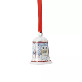 Hutschenreuther Елочное украшение колокольчик 5,3 см Christmas Collectors Hutschenreuther