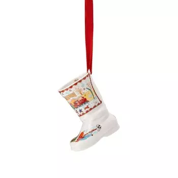 Hutschenreuther Елочное украшение сапог "Рождественский поезд" 7,8 см Christmas Collectors Edition Hutschenreuther