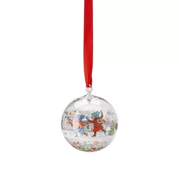 Hutschenreuther Елочное украшение шар "Рождественский поезд" 6 см Christmas Collectors Edition Hutschenreuther