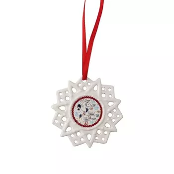 Hutschenreuther Елочное украшение звезда "Чайки" 7,8 см Christmas Collectors Edition Hutschenreuther