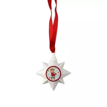 Hutschenreuther Елочное украшение звезда "Рождественские мелодии" 7 см Christmas Collectors Edition Hutschenreuther