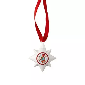 Hutschenreuther Елочное украшение звезда "Рождественские мелодии" 7,1 см Christmas Collectors Edition Hutschenreuther