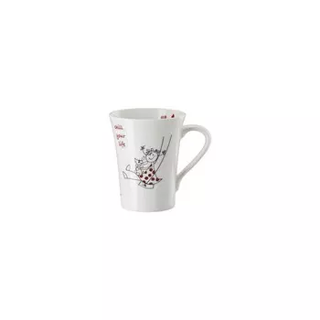 Hutschenreuther Кружка "Наслаждайся жизнью" 0,4 л My Mug Collection Hutschenreuther