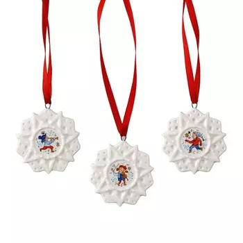 Hutschenreuther Набор из 3 елочных украшений 10,5 см Christmas Collectors Edition Hutschenreuther