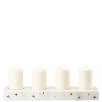 Hutschenreuther Подсвечник Адвент с 4 свечами 32,5 x 8 см Merry Christmas Hutschenreuther