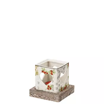 Hutschenreuther Подсвечник маленький 9 см Winterromance decorated Hutschenreuther