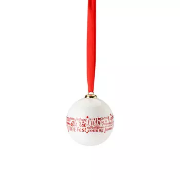 Hutschenreuther Подвеска рождественская “Колокольчик” маленькая 6 см Merry Christmas Hutschenreuther