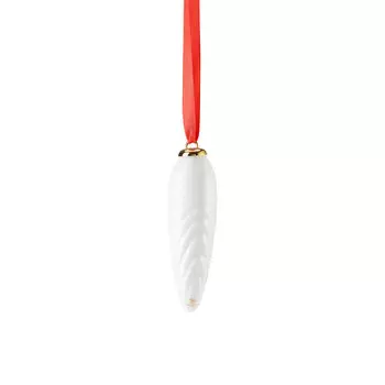 Hutschenreuther Подвеска рождественская “Шишка” маленькая 9,30 см White Christmas Hutschenreuther