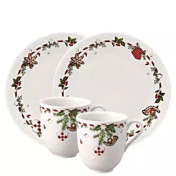Hutschenreuther Столовый сервиз 4 предмета Winter Treats Hutschenreuther