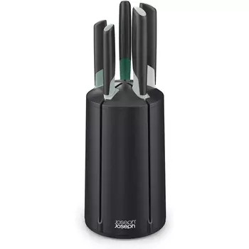 Joseph Joseph Набор Joseph Joseph 5 ножей из нержавеющей стали, с подставкой