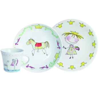 Kahla Набор детской посуды 3 предмета Kiddie Tableware Fairy-Tale Princess Kahla