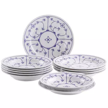 Kahla Набор столовой посуды 12 предметов на 6 персон Blau Saks Kahla