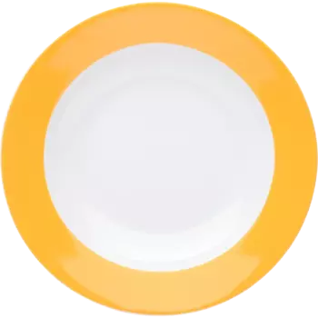 Kahla Тарелка для супа 22 см, желто-оранжевая Pronto Colore Kahla