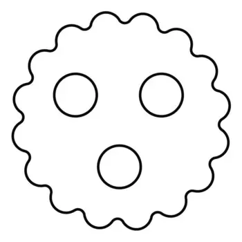 Kaiser Формочка для печенья "Окошки" металлическая 5 см Kaiser