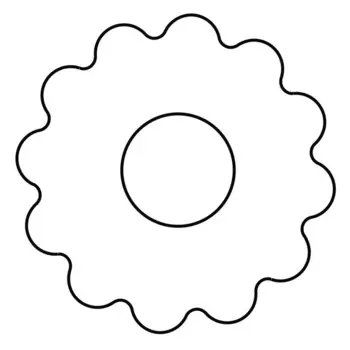 Kaiser Формочка для печенья "Окошки" металлическая 6 см Kaiser