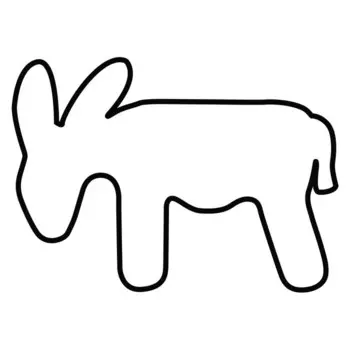 Kaiser Формочка для печенья "Ослик" 6 см Kaiser