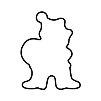 Kaiser Формочка для печенья "Санта Клаус" металлическая 8 см Kaiser