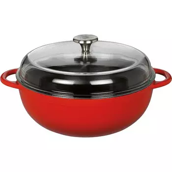 Kchenprofi Сковорода 28 см, с крышкой, красная Kchenprofi 0402600428