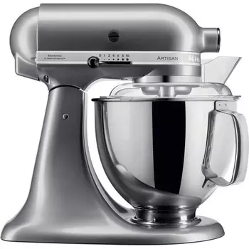 KitchenAid Кухонный комбайн 3 л 300 Вт, 10 скоростей, серебристый 5KSM175PSEMS KitchenAid