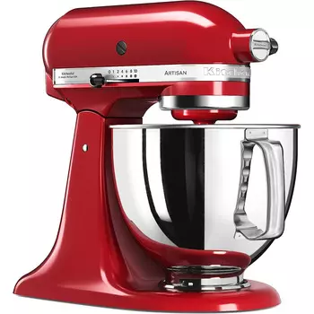 KitchenAid Кухонный комбайн 4.8 л 300 Вт, 10 скоростей, красный Artisan KitchenAid