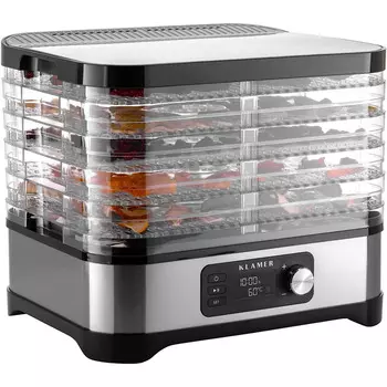 KLAMER Сушилка для овощей и фруктов, дегидратор 400 Вт KLAMER