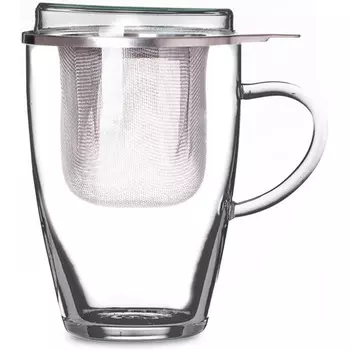 Konsimo Стакан для чая с ситечком 350 мл TEA 4 One Konsimo