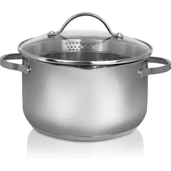 KRGER Кастрюля из нержавеющей стали с носиком 24 см KRGER