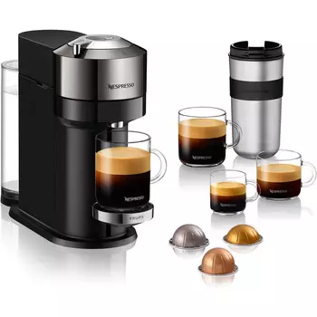 Krups Капсульная кофемашина 1.1 л 1260 Вт, черная Nespresso Vertuo Next XN910C Krups