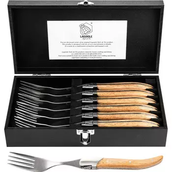 Laguiole Набор вилок из нержавеющей стали 6 предметов Luxury Line Laguiole Style de Vie