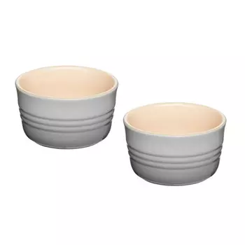 Le Creuset Горшочек для запекания 0,15 л набор 2 предмета, Perlgrau Le Creuset